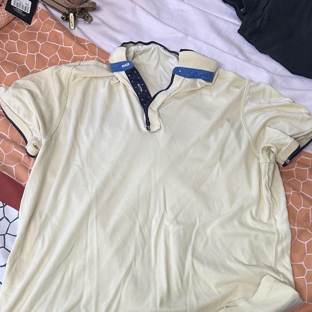 Van Heusen Light Yellow Polo Shirt